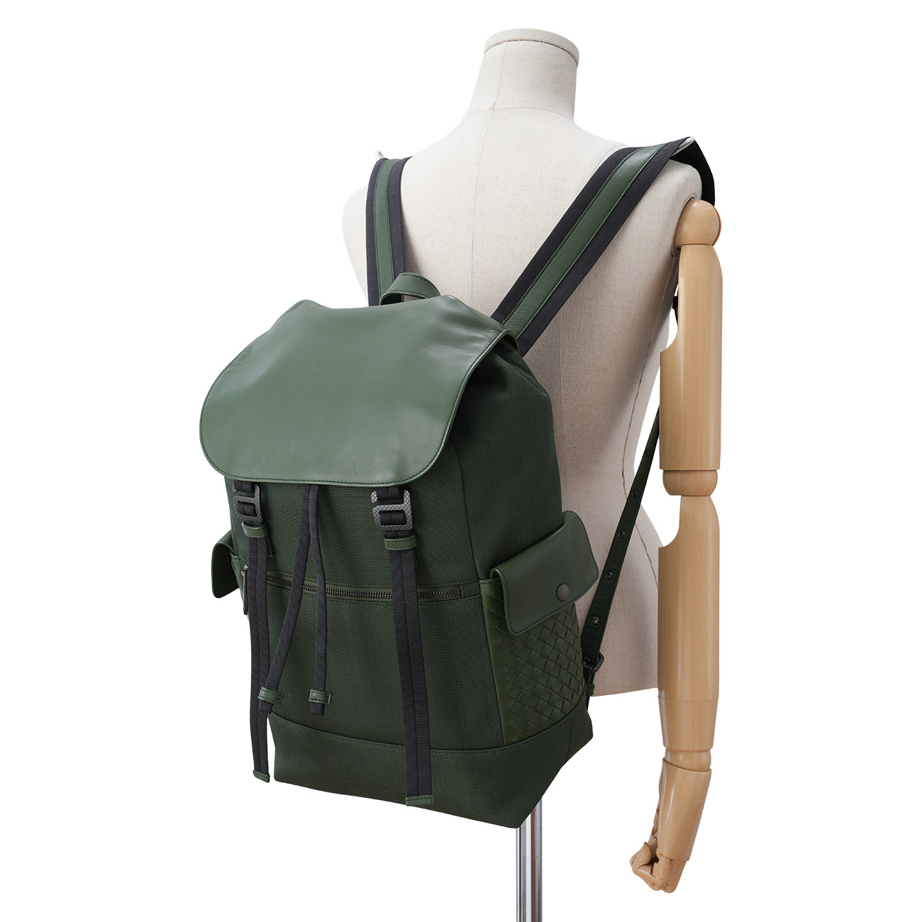 BOTTEGA VENETA(USED)보테가베네타 인트레치아토 나일론 백팩